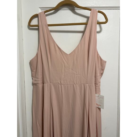 Show Me Your Mumu Jenn Maxi Dress Dusty Blush Crisp / Size XXXL - Picture 2 of 4